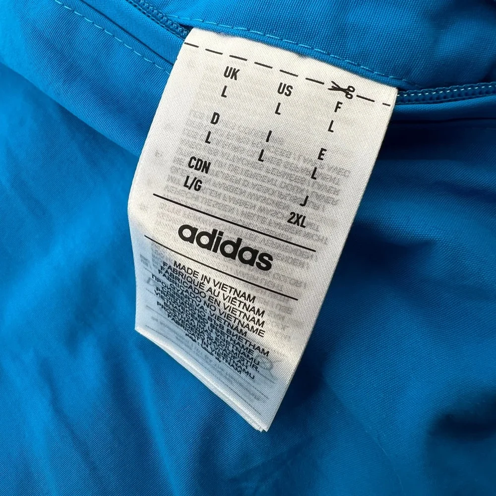 Adidas‎ Charlotte Football Club Reversible Jacket Mens L Blue Purple Soccer New
